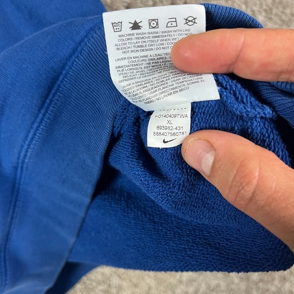 Nike Indianapolis Colts Hoodie Womens XL Blue Cowl High Neck‎ NFL Team Apparel - Picture 9 of 12